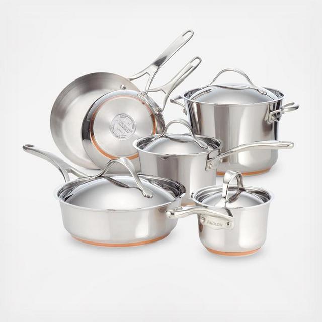 Anolon Nouvelle Copper 10-Piece Cookware Set