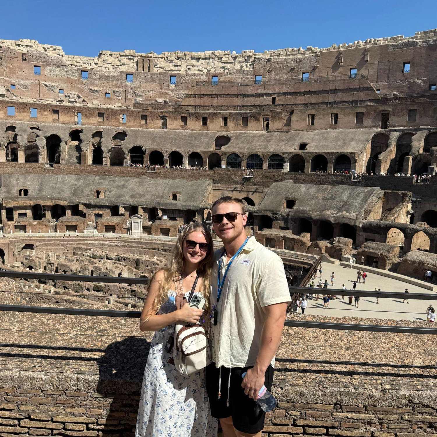 Visiting the Colosseum