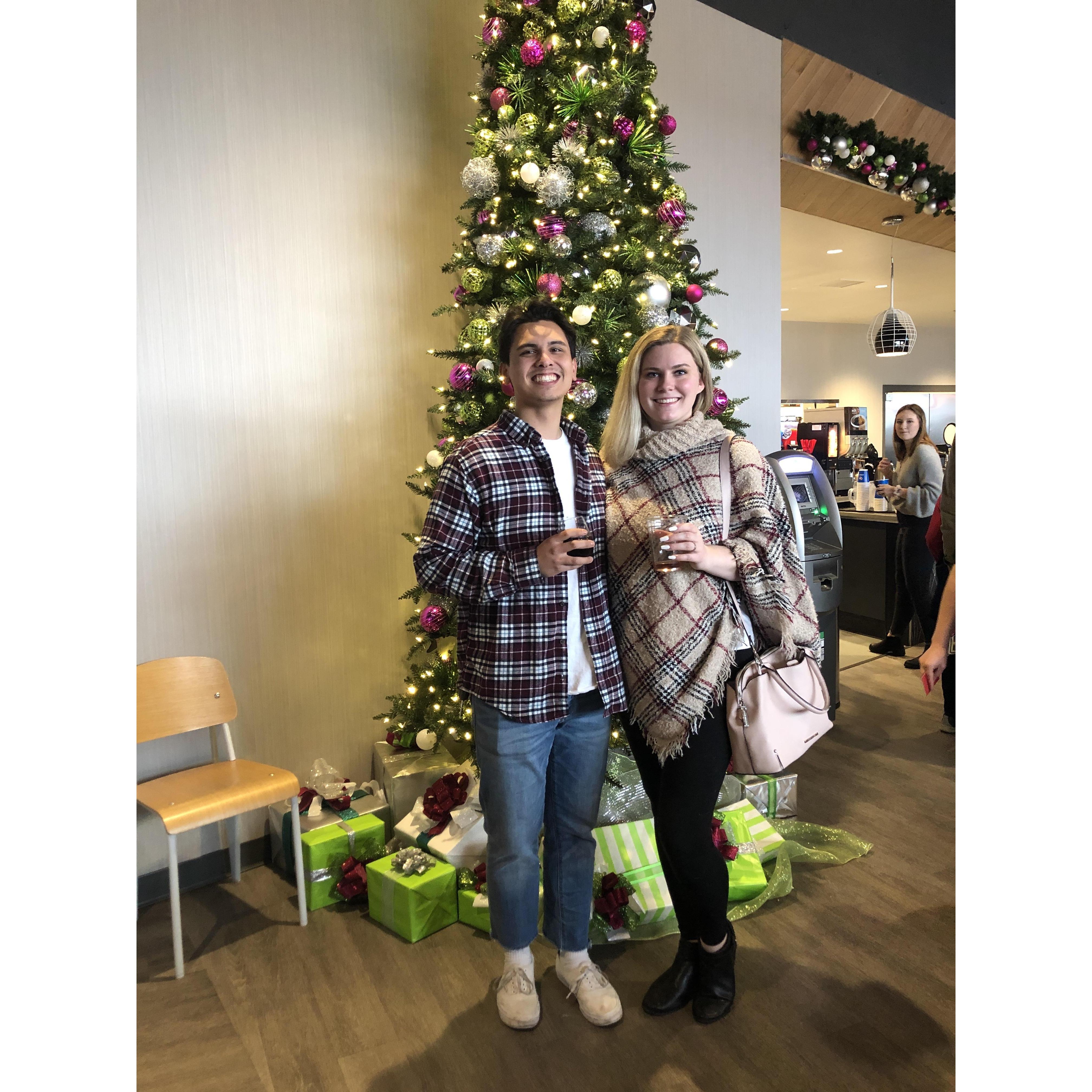 Christmas 2019, at Sunset Lane's new location King Pins.
