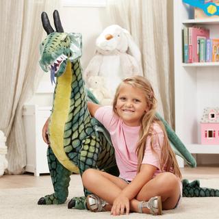 Giant Plush Winged Dragon Stuffed Animal