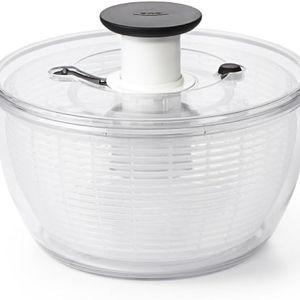 OXO Good Grips Large Salad Spinner - 6.22 Qt., White