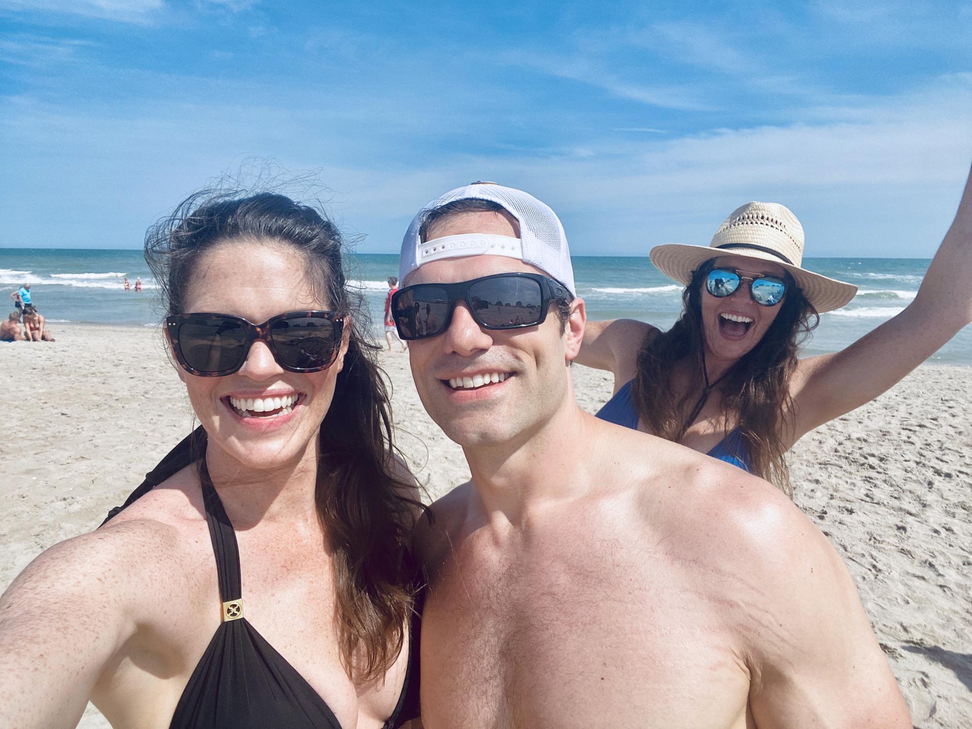 Annual trip to Topsail Island, NC for Memorial Day Weekend to visit friends, with our favorite third wheel, May 2020.