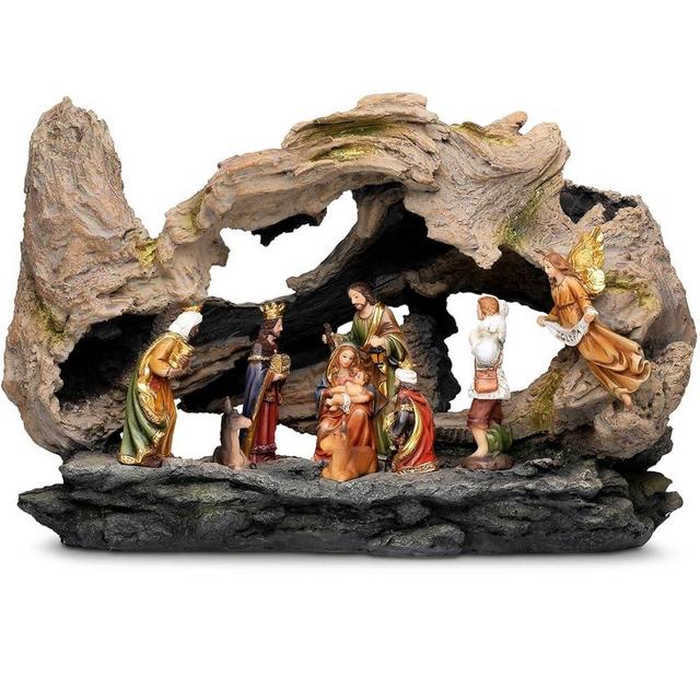 Nativity Set, Nativity Scene Indoor, Nativity Sets for Christmas Indoor, Pesebre De Navidad, Christmas Nativity Set Indoor, Nativity Sets & Figures, Small Nativity Set