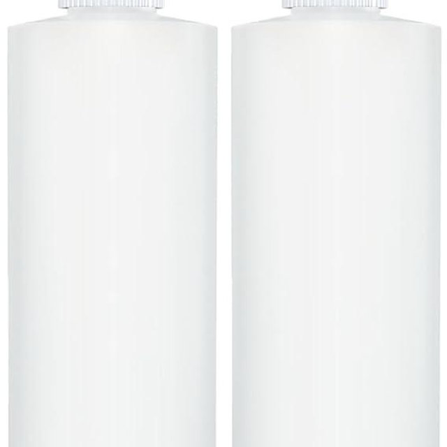 BRIGHTFROM Condiment Squeeze Bottles, 8 OZ Empty Squirt Bottle with Twist Top Cap, Leak Proof - Great for Ketchup, Mustard, Syrup, Sauces, Dressing, Oil, Arts and Crafts, BPA FREE Plastic - 2 PACK