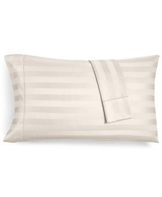 Charter Club - Stripe Standard Pillowcase Set, 550 Thread Count 100% Supima Cotton, Created for Macy's