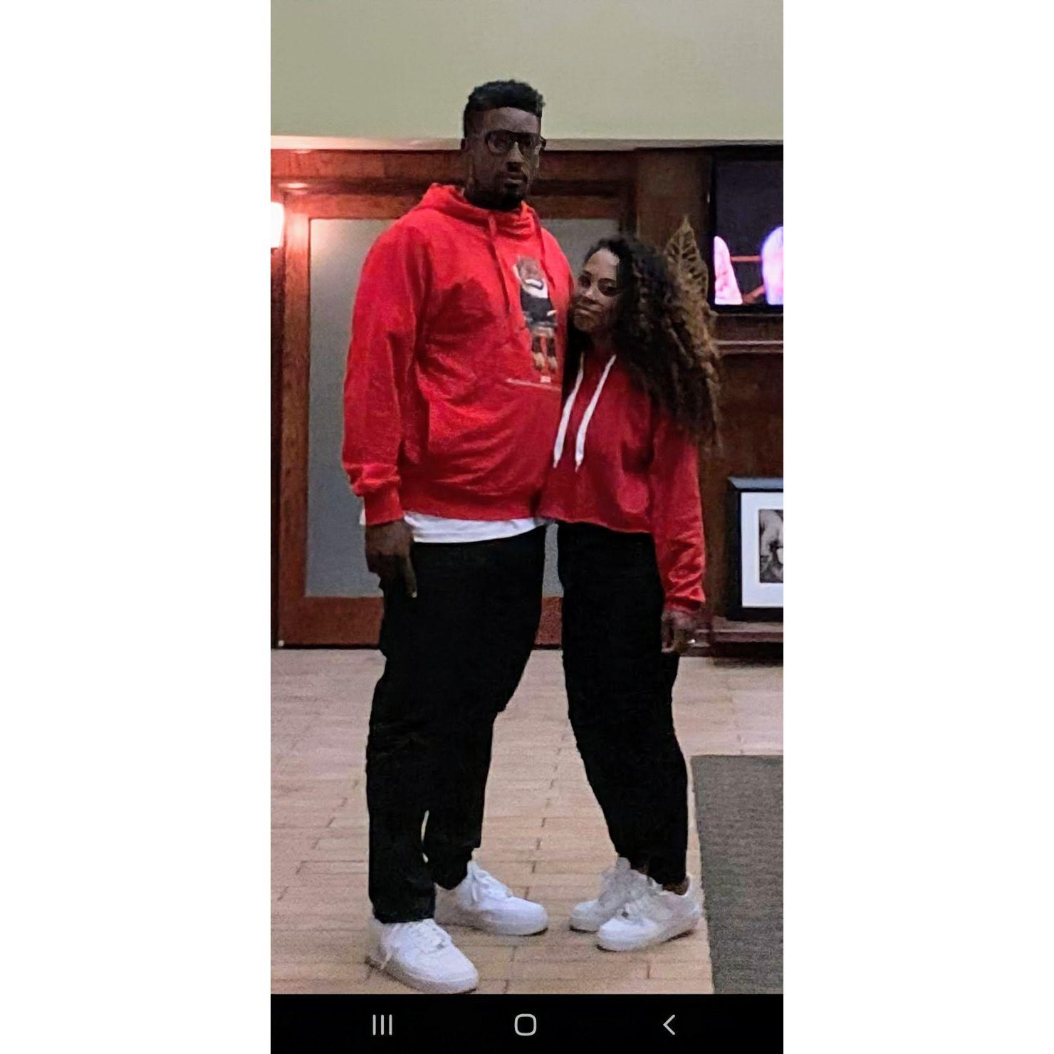 Because I love to match! Our first trip together was to WindStar. I had never been, so he took me.