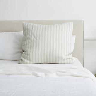 Striped Linen Euro Sham