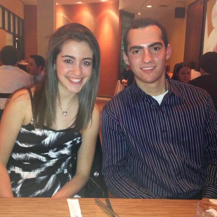 Our first photo together