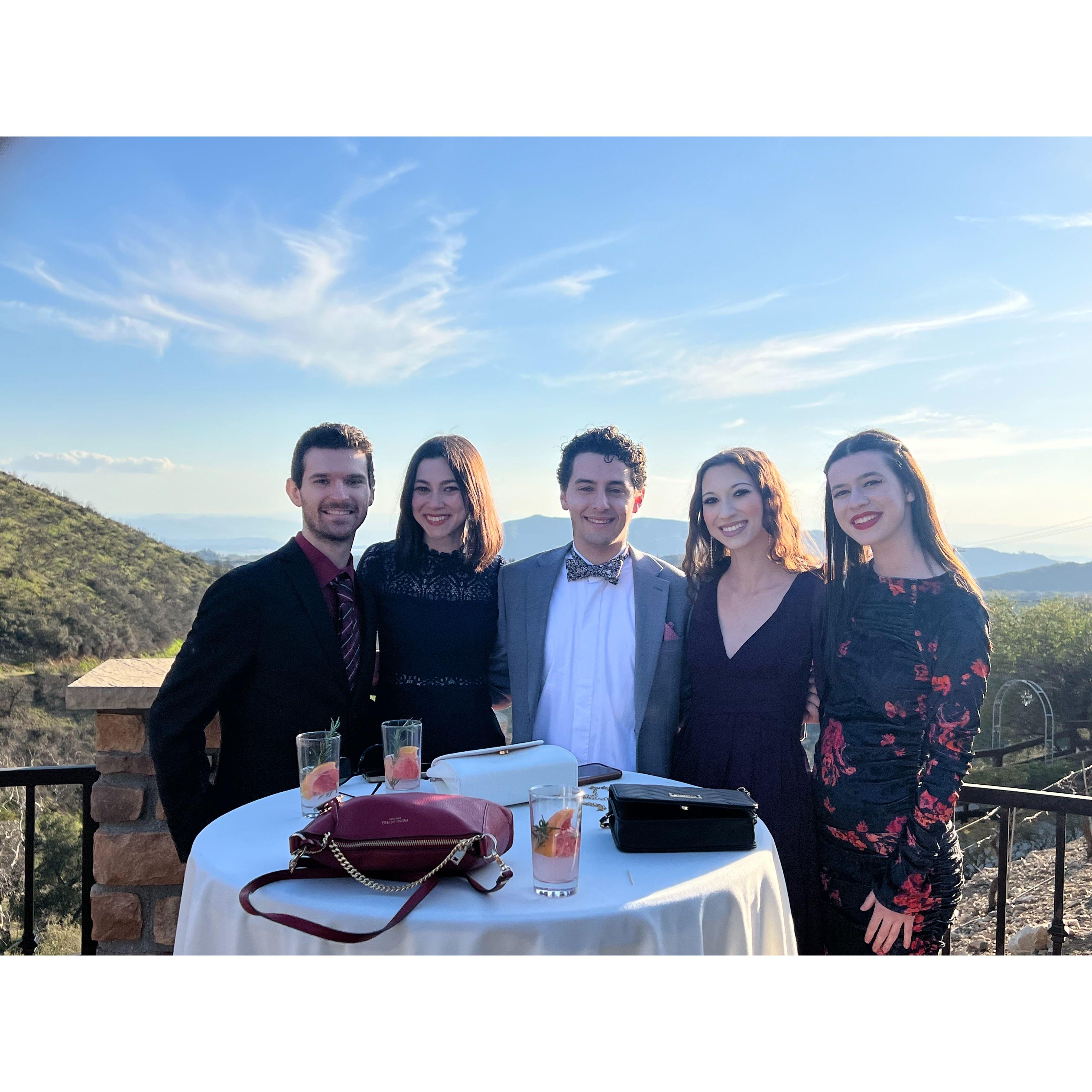 At Amy and Michael's wedding!