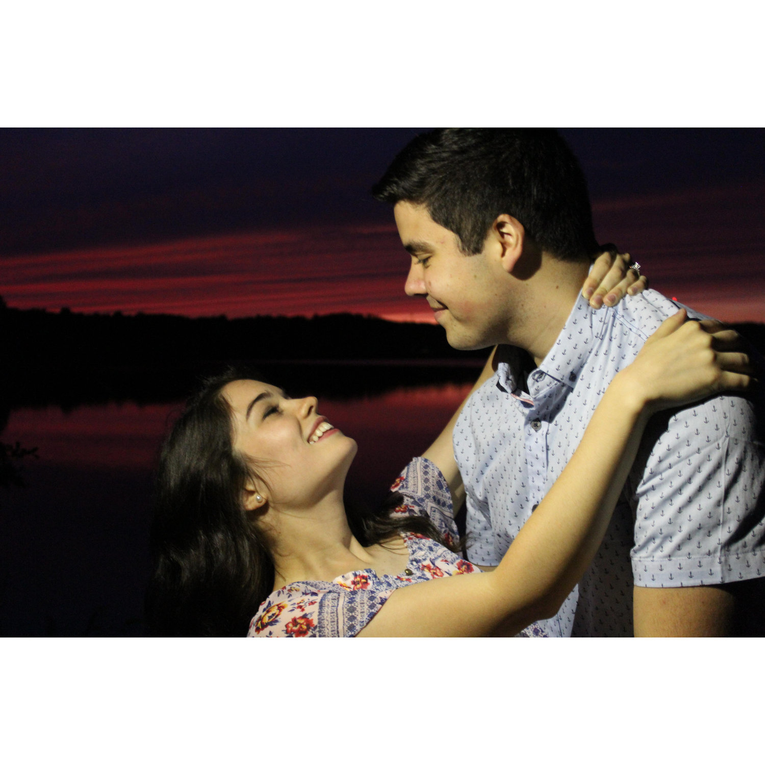 Engagement shoot taken by Ashely Funes.