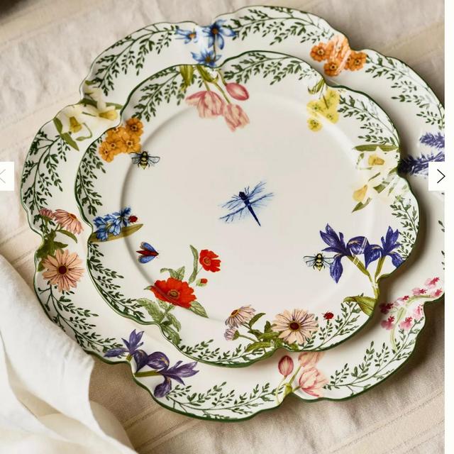 Eden Stoneware Dessert Plates, Set of 4