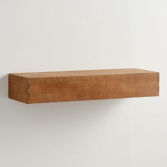 Reed Floating Shelf, Antique Umber, 36"W x 12"D x 6"H