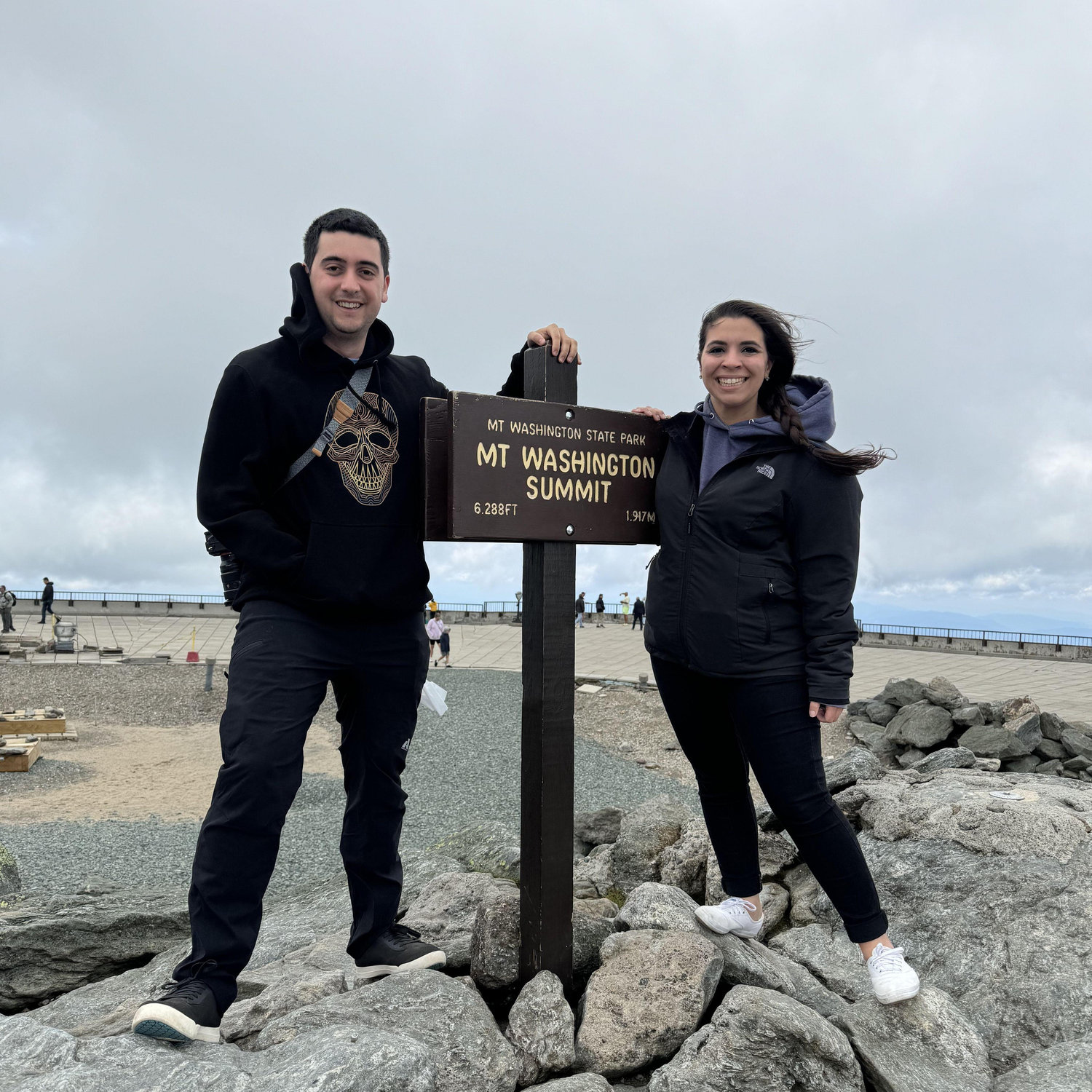 Made it to the top of Mount Washington, NH!
