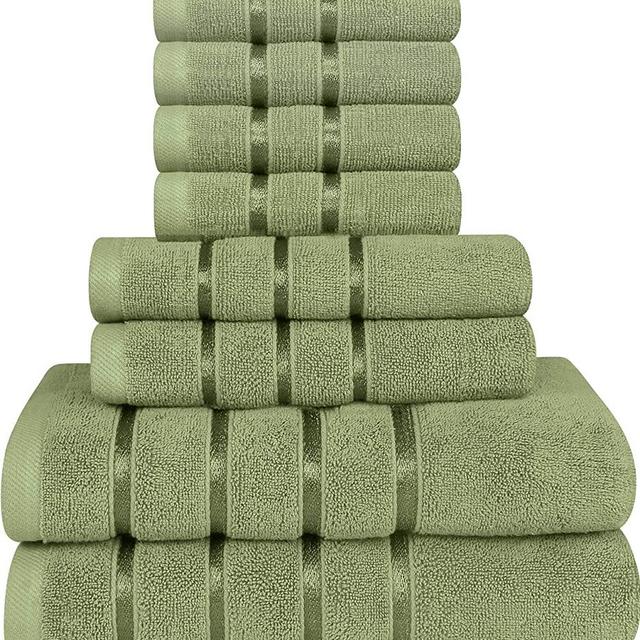 Utopia Towels - Viscose Towels Set - 27 x 54 Inches - Premium 600 GSM 100% Ring Spun Cotton