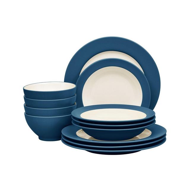 Noritake Colorwave Rim 12-Piece Dinnerware Set, Service for 4, Created For Macy's