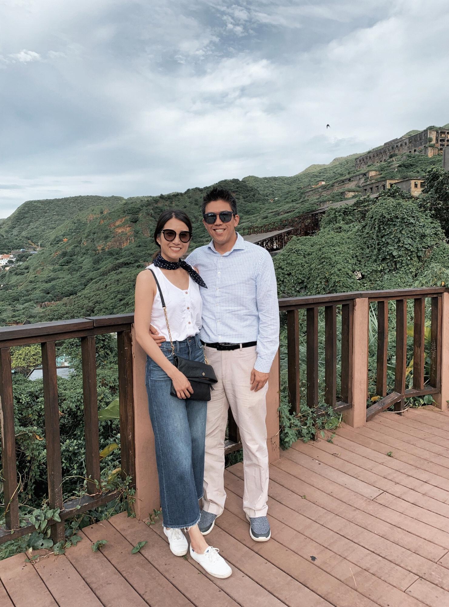 Jennifer's parents toured Charles around in Keelung, Taiwan.