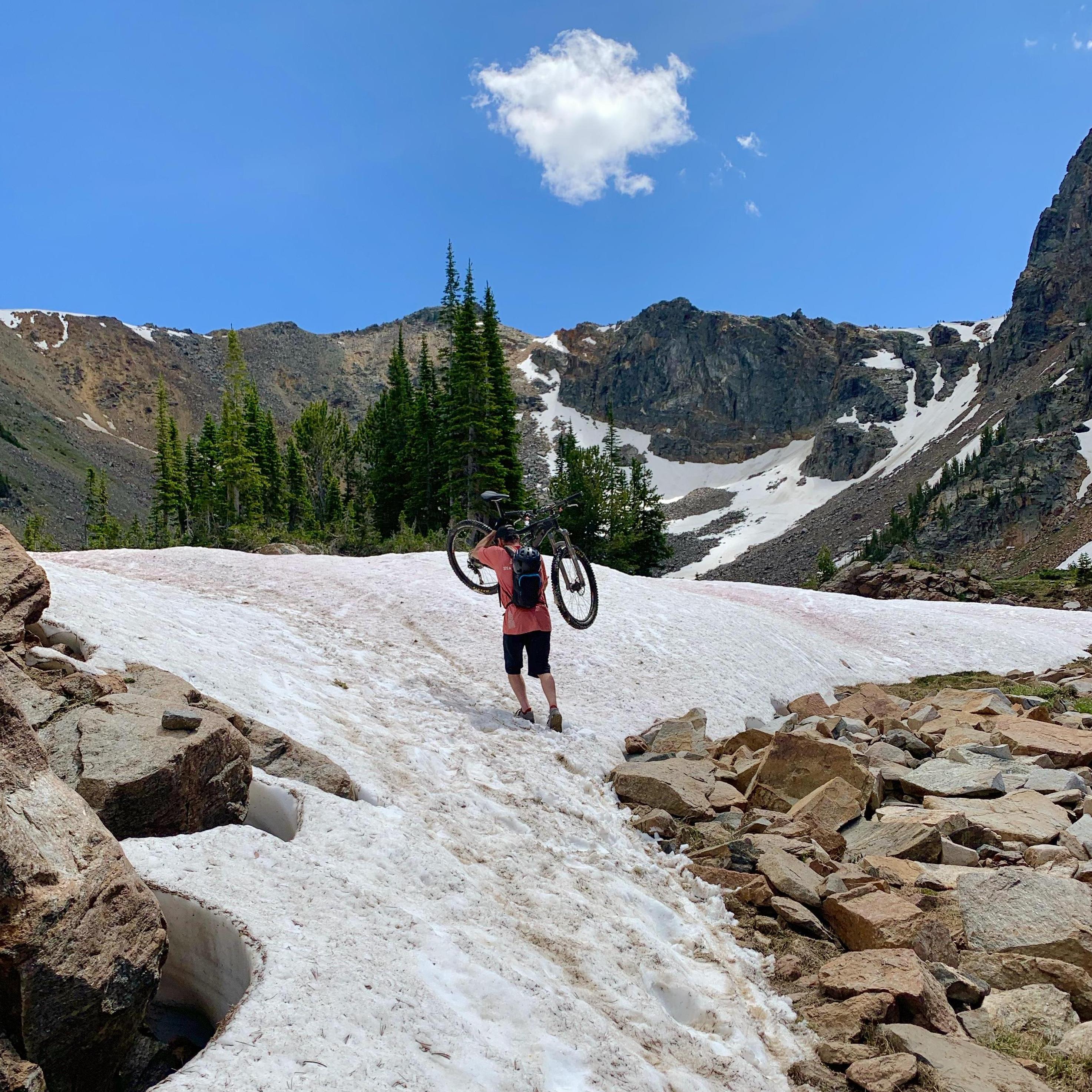 Earning our turns!