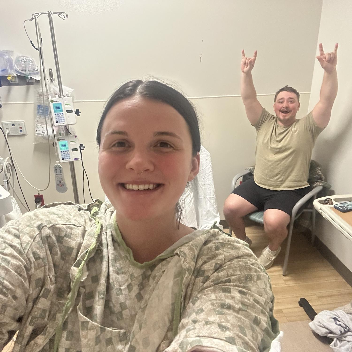 Hailey went into labor!