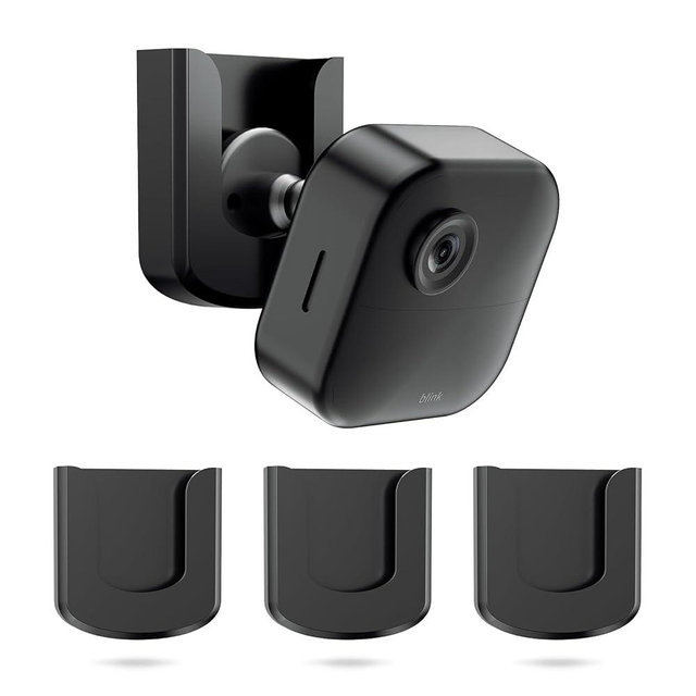 Blink Outdoor Camera Mount, No Drilling Mount Bracket Compatible with Blink Outdoor 4/ Blink Mini 2/ Blink Mini Camera, Adhesive No Screws Mount for Blink Cameras,3Pack (Blink Camera is Not Included)
