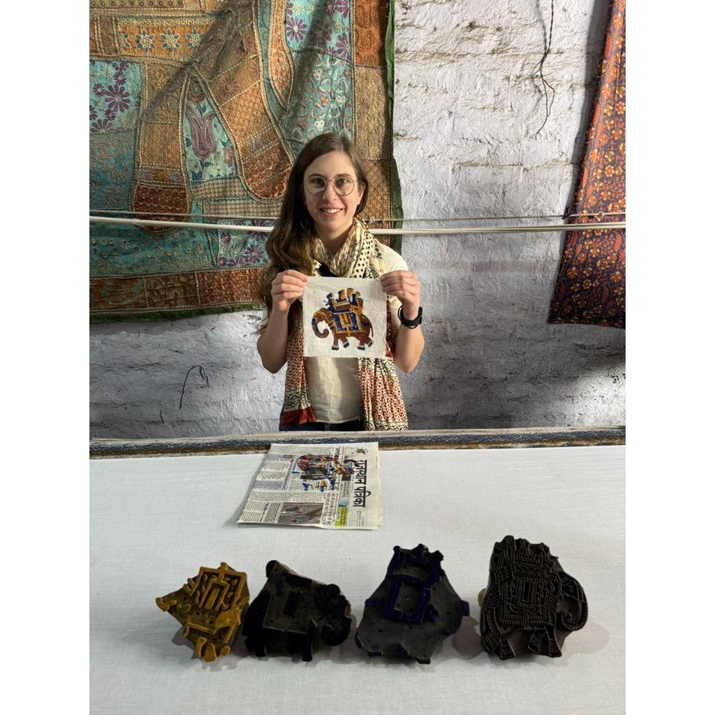 Blockdruck. | Block printing.