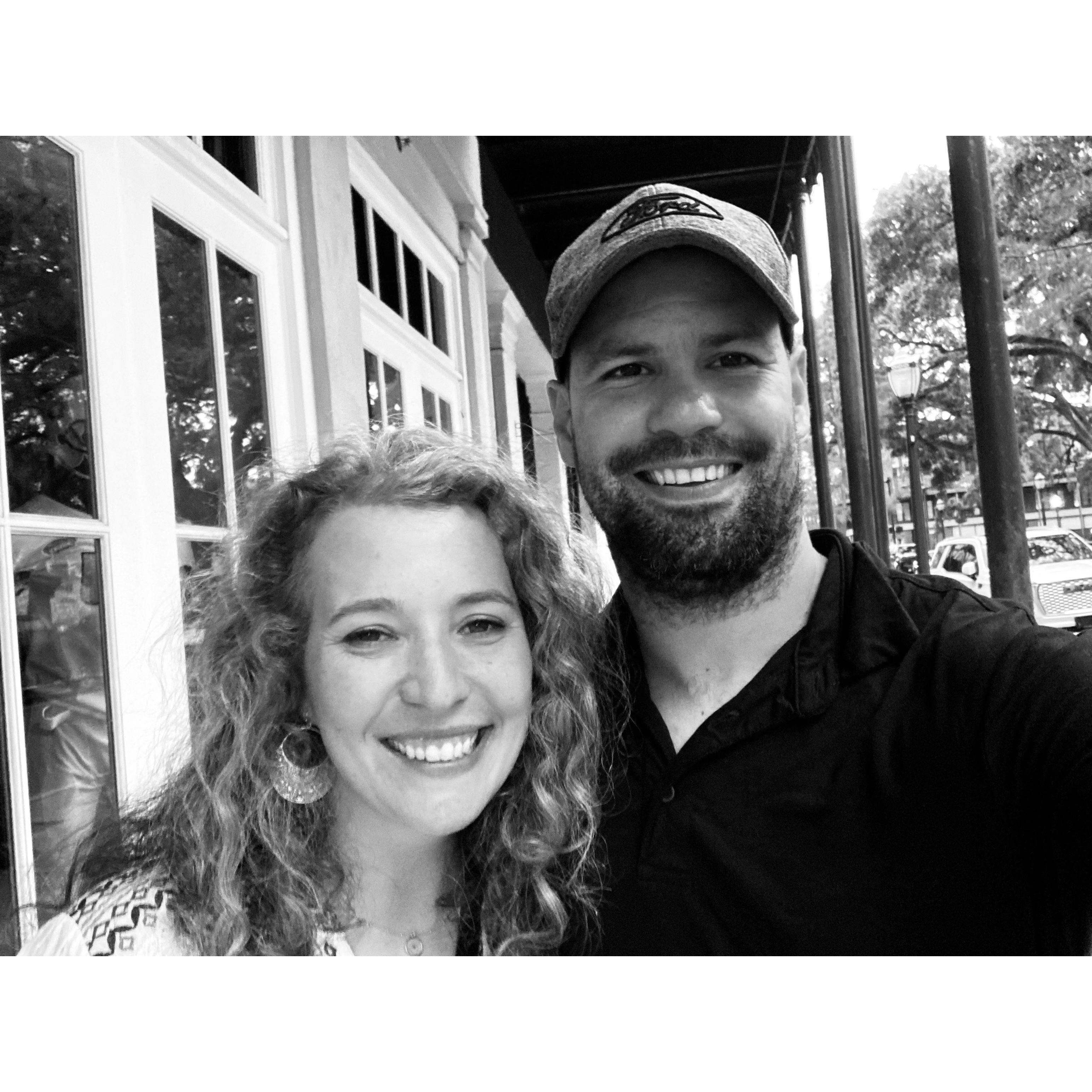 This was our first meeting and first date after 8 months of long distance