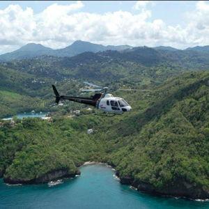 Helicopter Ride in St. Lucia