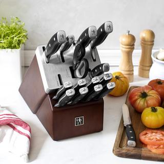 Forged Accent 16-Piece Self-Sharpening Knife Block Set