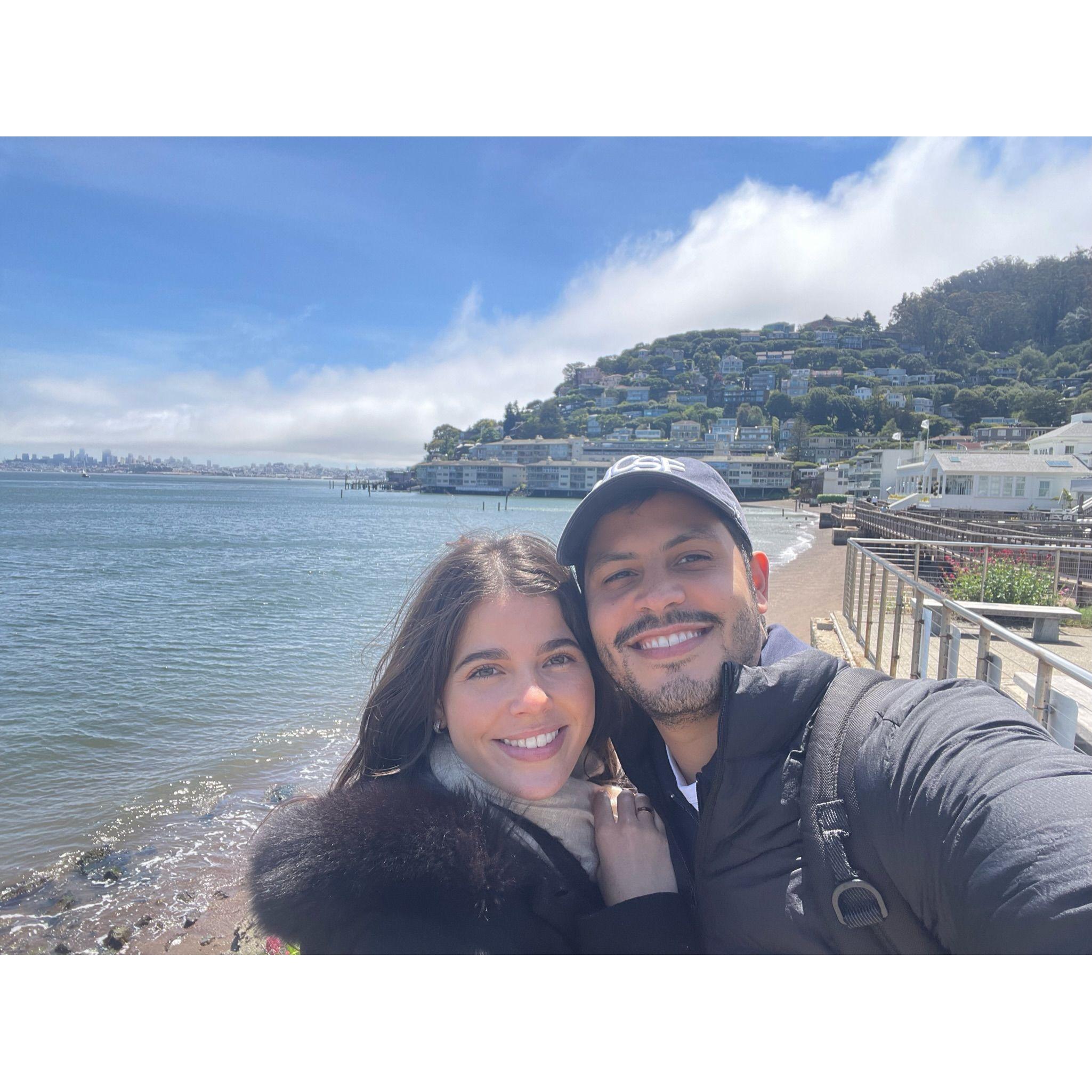 Our first time in Sausalito, California