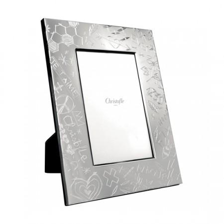 Silver-Plated Picture Frame graffiti