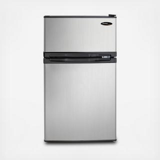 Designer Energy Star Compact Dual-Door Refrigerator