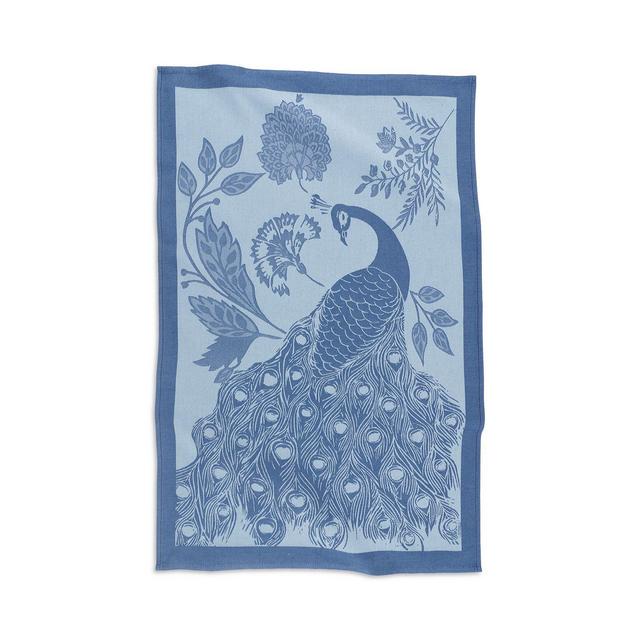 KAF Home Jacquard Peacock Kitchen Towels, Set of 2