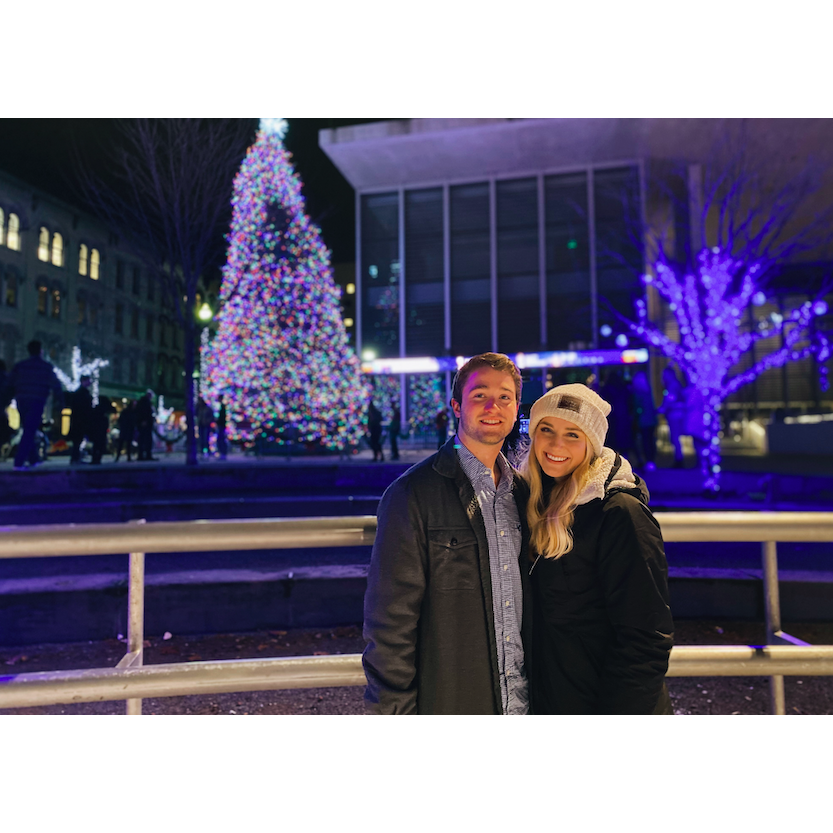Our first date: Rosa Parks Ice Rink!