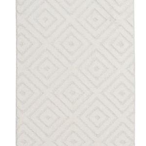 Ronin Ivory Tufted Non-Slip Area Rug, 3x5