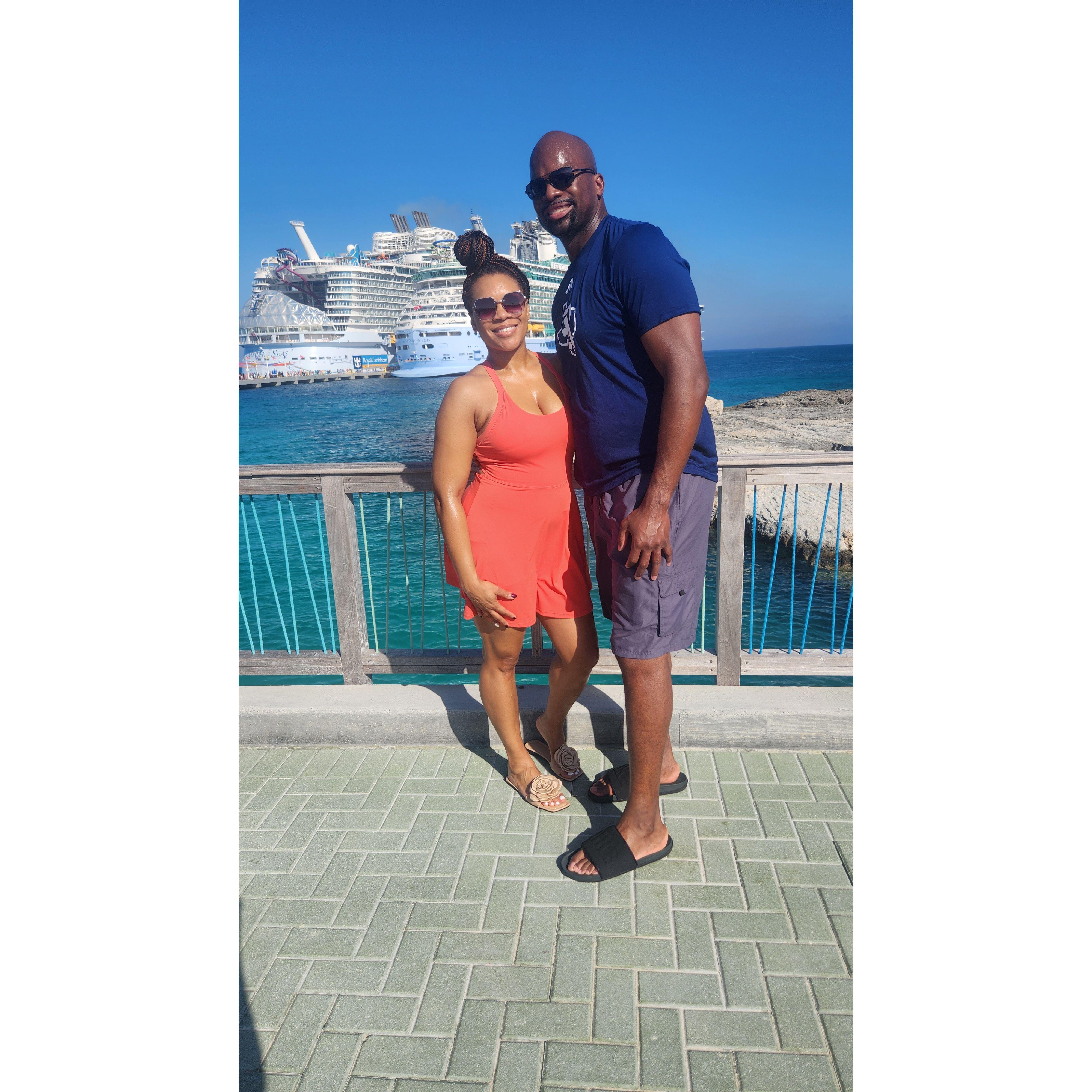 First cruise to the Bahamas in January 2024.