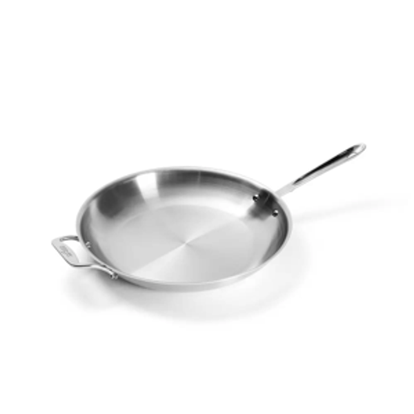 D5 Stainless Polished 5-ply Bonded Cookware; Fry Pan;14 inch