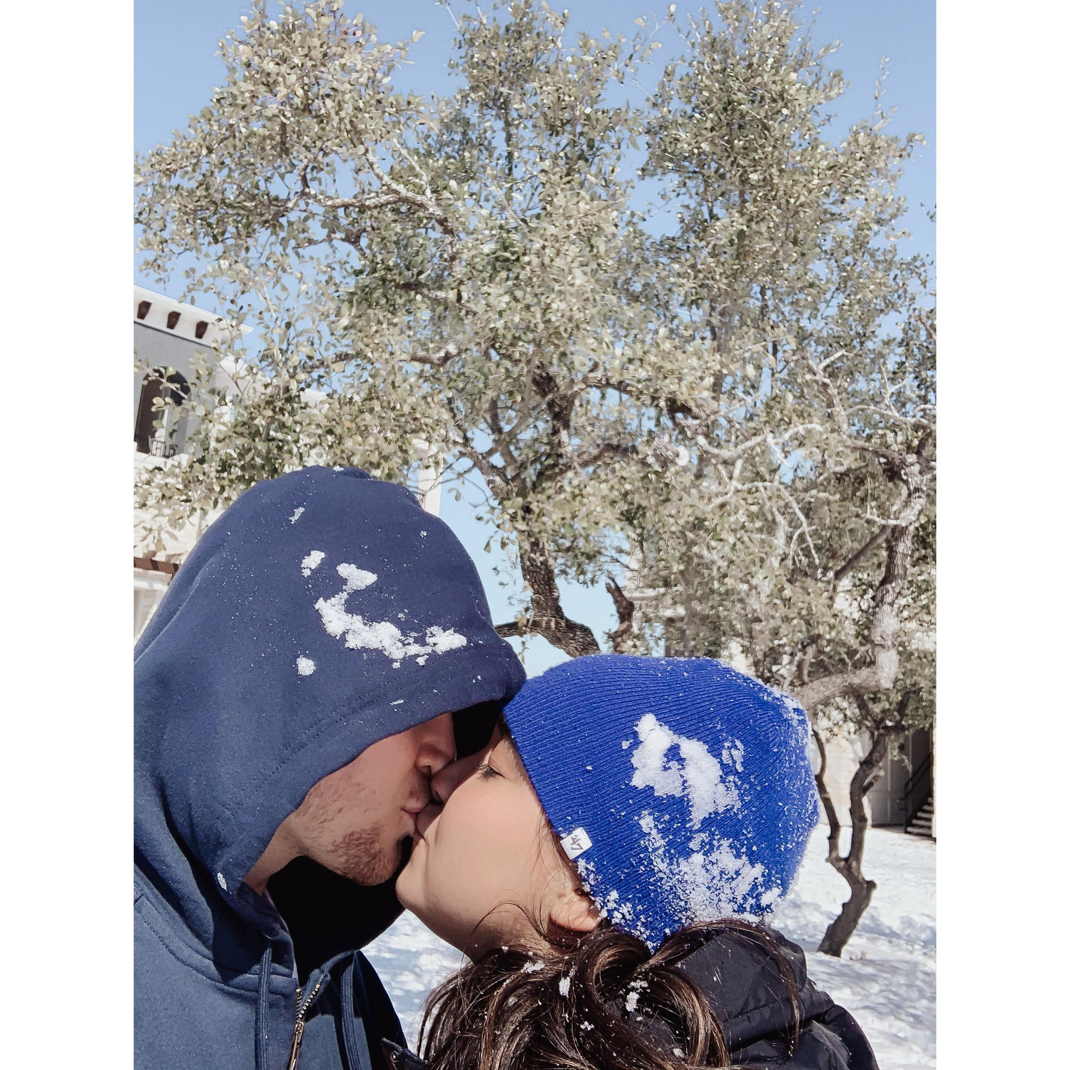 Snow kisses!