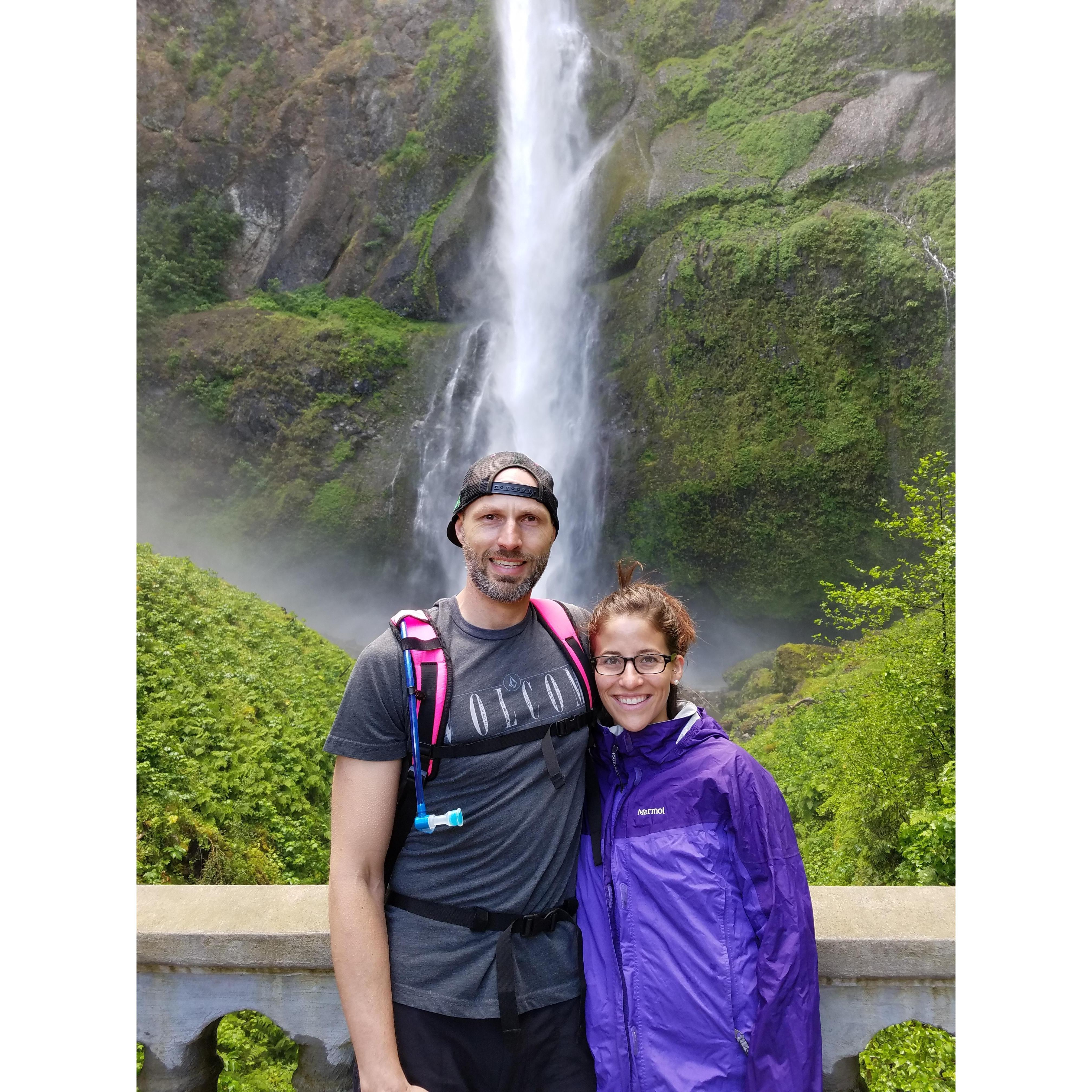 Chasing waterfalls in Oregon in June 2017.