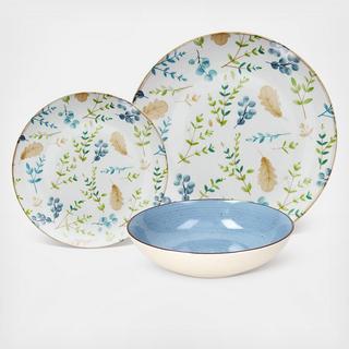 Metropol Gaia 18-Piece Dinnerware Set, Service for 6