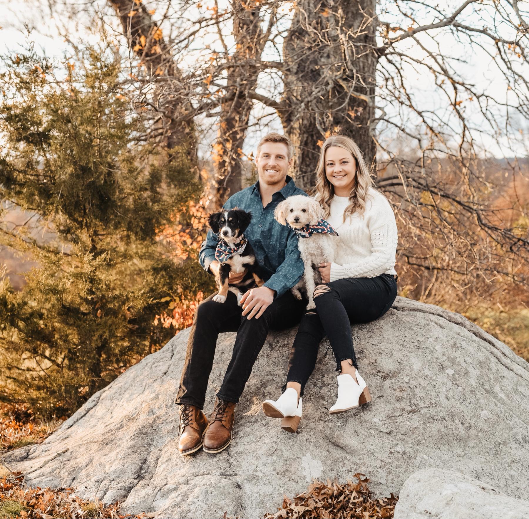 Our family! Xo Zoey and Cooper