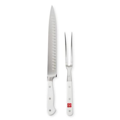 Wüsthof Classic 2-Piece Carving Set, White