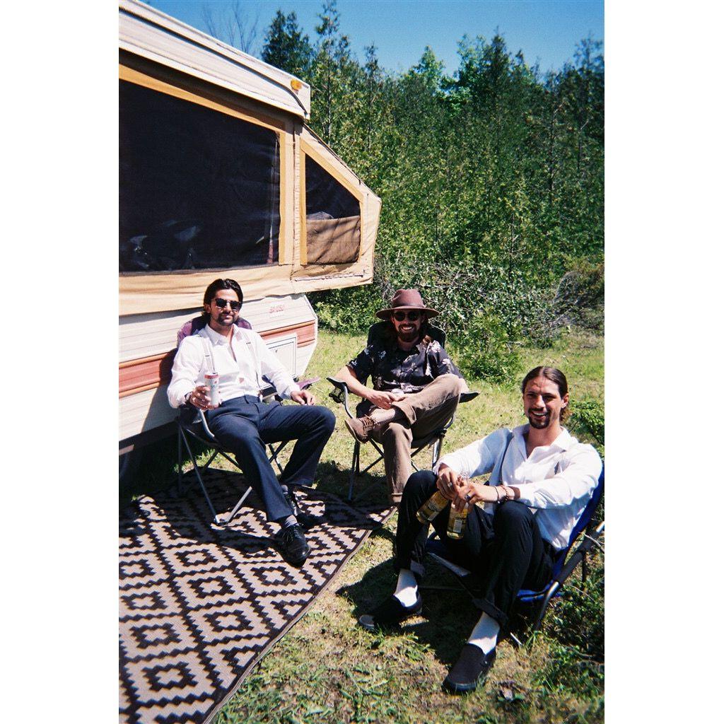 Camping with Jesse and Sonny at Amy's wedding - Ashton Station, Ontario