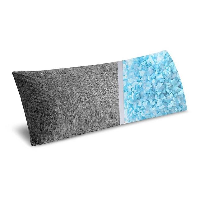MIULEE Body Pillow for Adults Long Body Pillow for Side Sleeper Memory Foam Cooling Body Pillow for Bed Full Body Pillow for Back/Stomach/Side Sleeper 20x54 Inch Grey