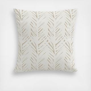 Brush Palm Outdoor Throw Pillow