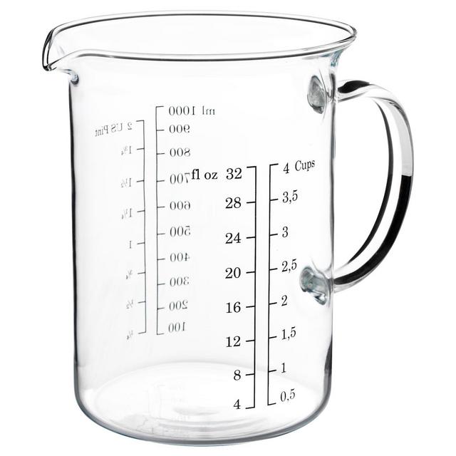 VARDAGEN Measuring Cup, Glass 34 oz