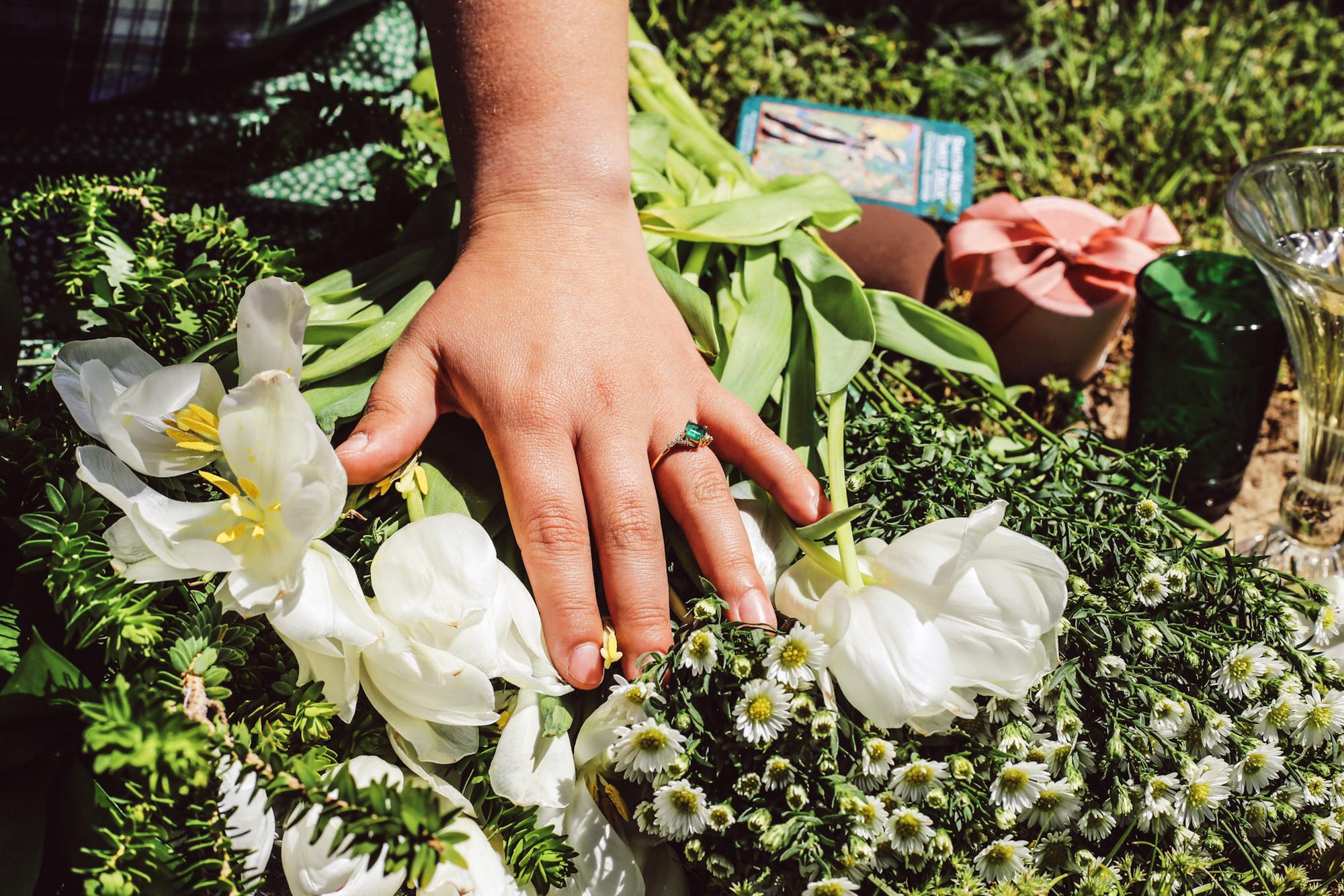 Kyla's engagement ring