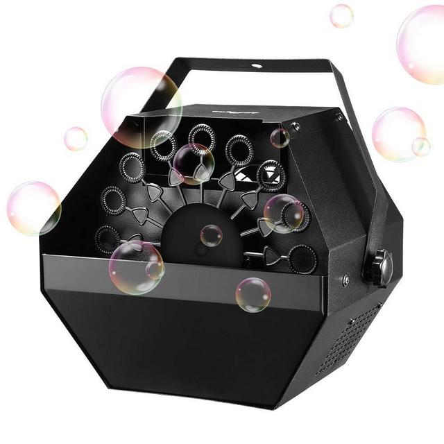 Bubble Machine, 800+ Bubbles Per Minute Bubble Machine for Toddlers Kids, Theefun Plug-in Bubble Blower Machine for Party Wedding Camping-Professional Automatic Bubble Machine for Indoor & Outdoor Use