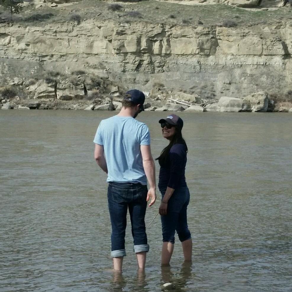 Taken by our dear friends Andy and Kristen during a weekend adventure at Pompey's Pillar National Monument just outside of Billings, MT.