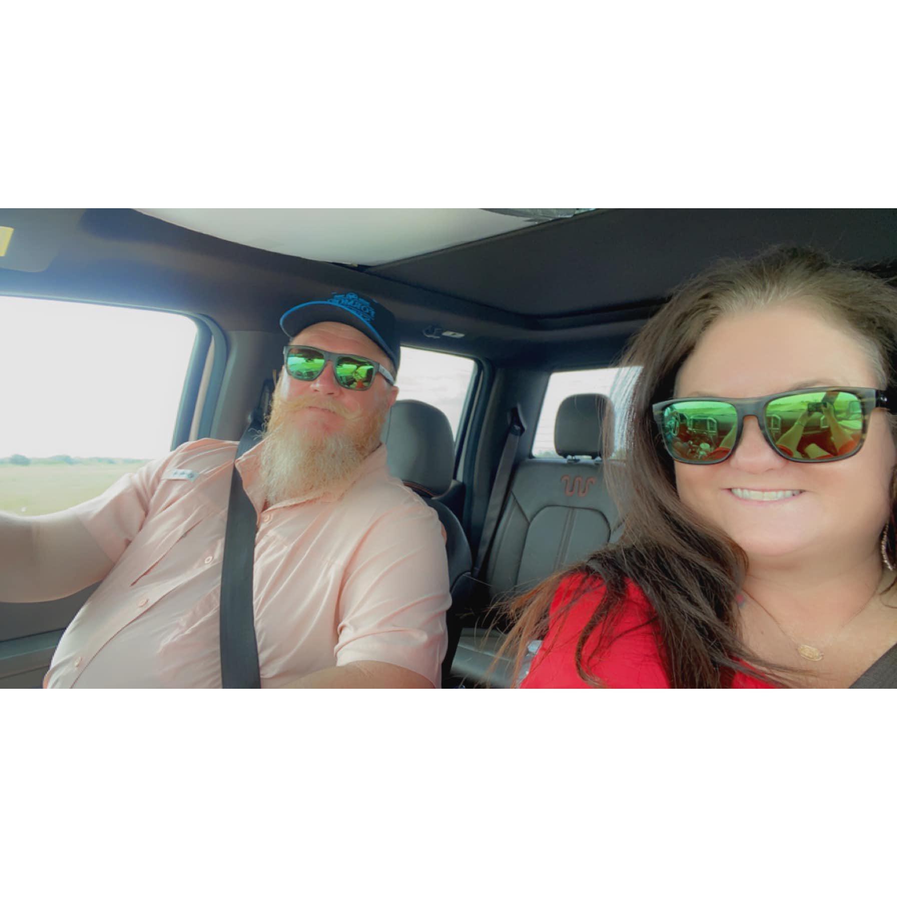 Heading to lunch at The Pumphouse in Victoria after church