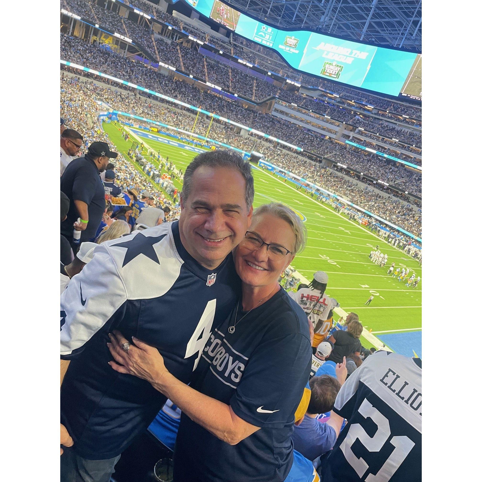 One of us is a Cowboy's fan : )