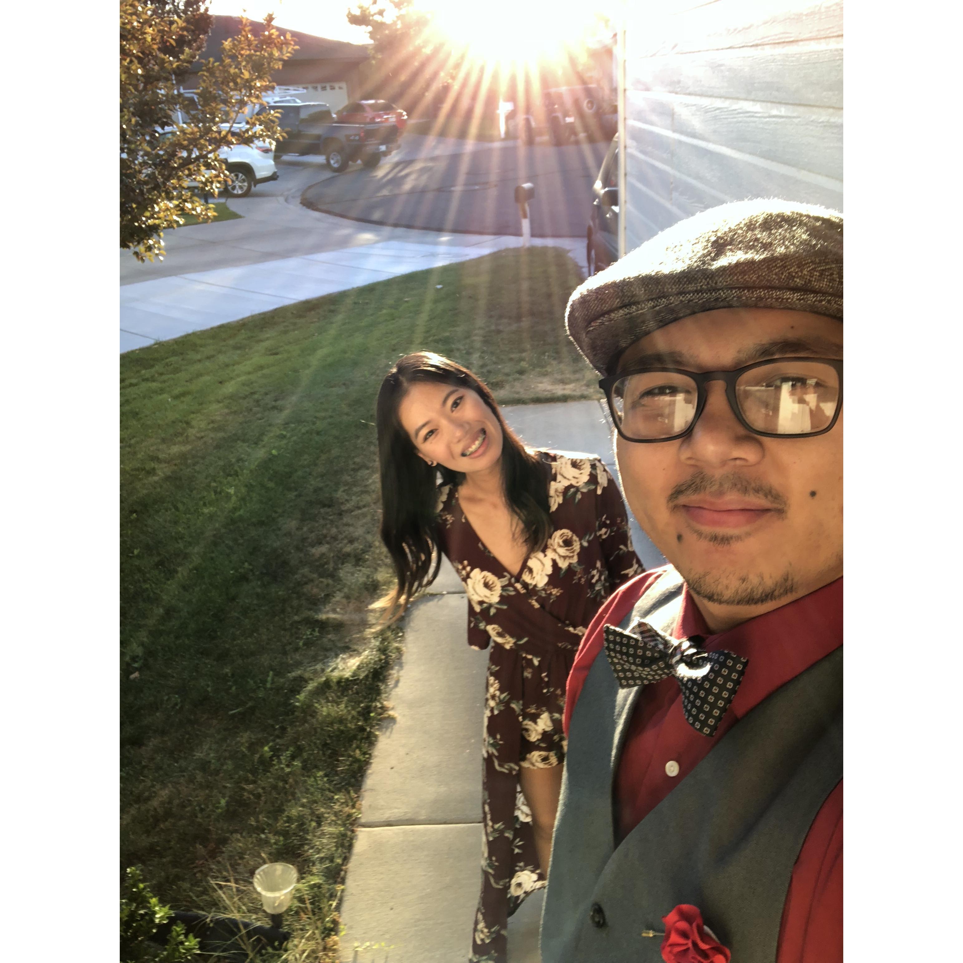 Not sure where we were going but we were looking GOOD!